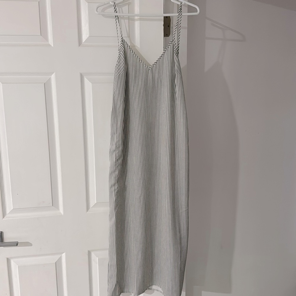 A new day Target striped midi slip dress Small NEW